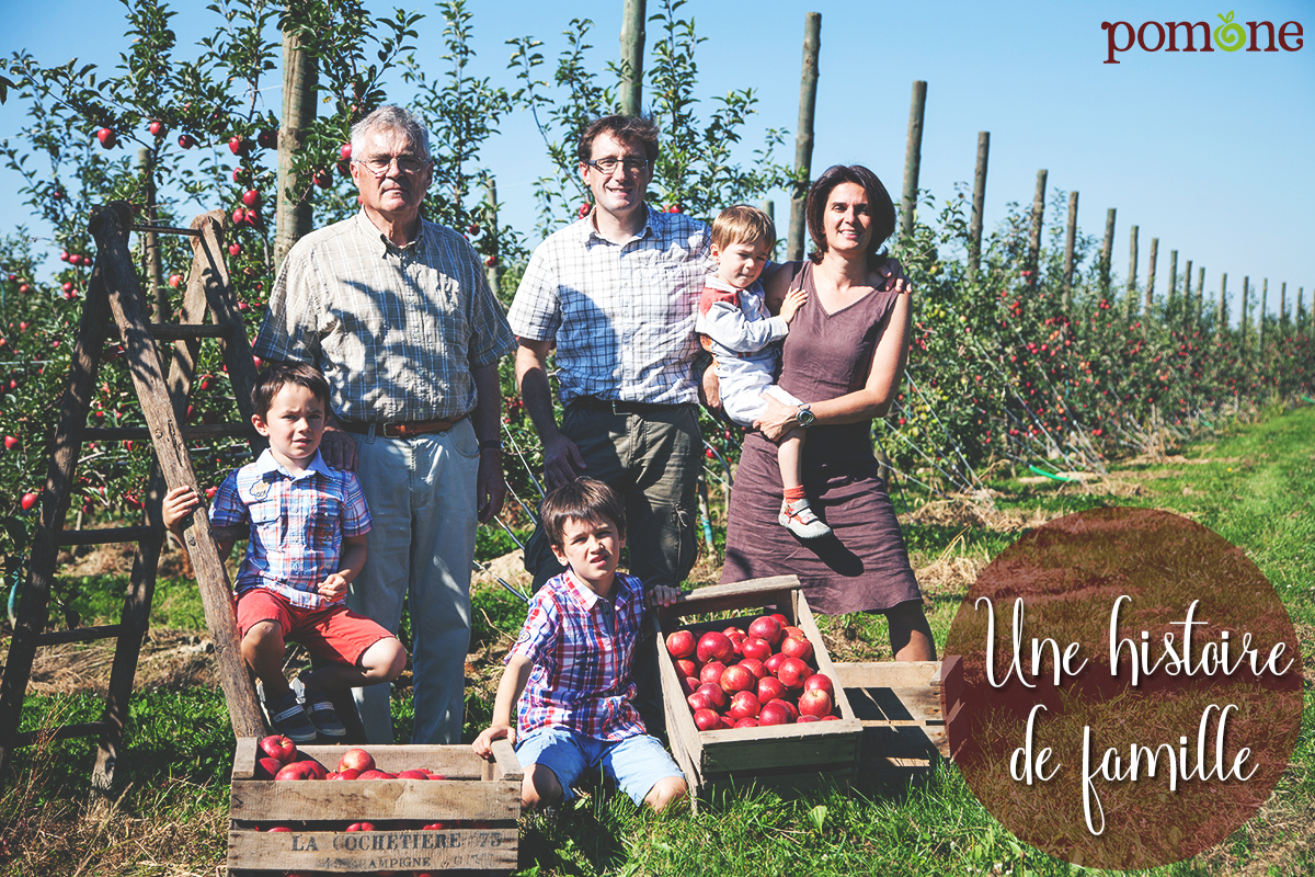 Pomone, c’est avant tout une histoire de famille.